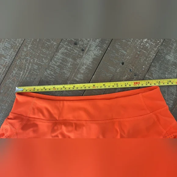 Sincerely Jules Orange Athletic Skort and Crop Top Set Active Tennis - Picture 10 of 11